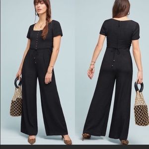 Maeve by Anthropologie Black boho Jumpsuit